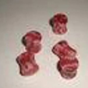 (2) Organic Red Jasper Plugs 1/2